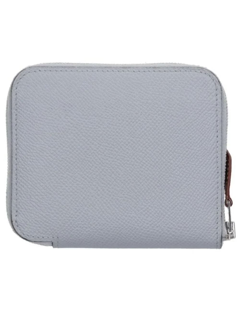 Hermes Azap Silk in Compact Gris Perle Veau Wallet
